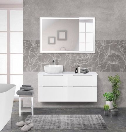 Мебель для ванной комнаты BELBAGNO ETNA-H60-1200 со столешницей, артикул EK-120-2-BO