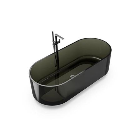 Ванна, KNIEF, Ellipse Shape, ширина, мм-1700, глубина, мм-750, высота, мм-560, тип установки-отдельностоящий, форма-овальная, материал-Solid surface, цвет-Black Galaxy, артикул 70003020