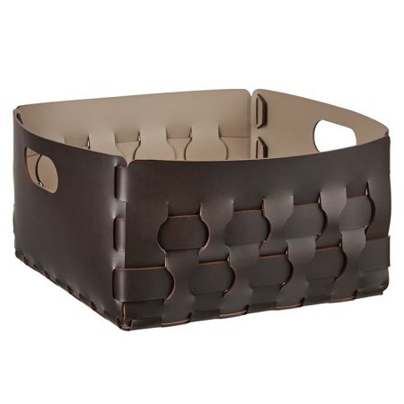 ADJ Корзинка Dubai, 35x35xH20 см., цвет: шоколад/капучино, артикул 2045.06/04