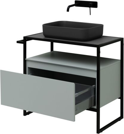 Тумба под раковину Allen Brau Priority 80 1.31002.PWM папирус матовый, артикул 1.31002.PWM