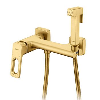 Гигиенический душ со смесителем Raglo R51.51.03, сатин золотой