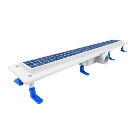 Душевой уголок Ambassador Diamond 12011110-ST4, квадратный, линейный трап, 100х100, артикул 12011110-ST4