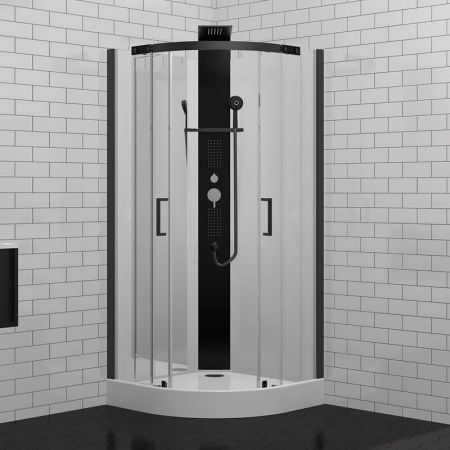 Душевая кабина Black&White Galaxy G8701 с гидромассажем, артикул 8701900