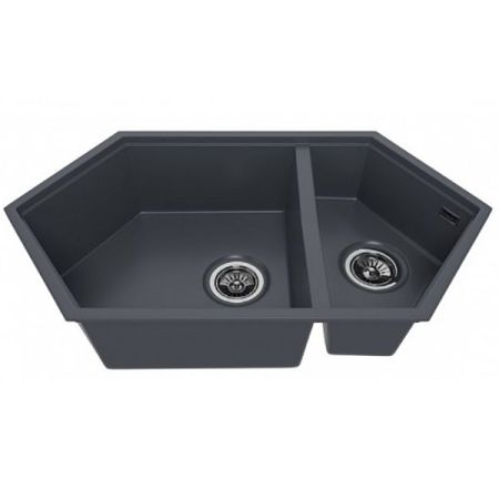 Кухонная мойка KitKraken Creek Graphite 90 Темно-серая