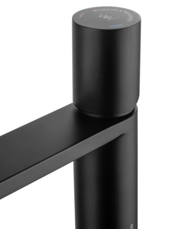 Смеситель для раковины WONZON & WOGHAND, Черный матовый (WW-101-MB)