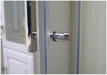 Душевой уголок Aquanet Delta NPE2142 90x90, R550, прозрачное стекло, артикул 00202312