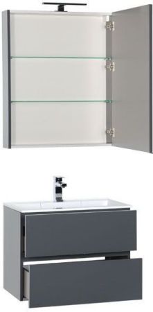 Мебель для ванной Aquanet Алвита 70 серый антрацит, артикул 00184580