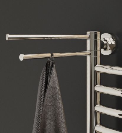 Полотенцедержатель 360 для ДР "СУНЕРЖА" / L 400х2 (Матовый черный), артикул 31-2003-0400