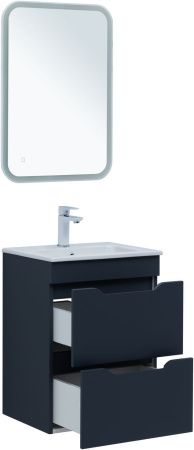 Тумба под раковину Aquanet Практика 50 маренго (2 ящика) Тумба под раковину Aquanet Практика 50 маренго (2 ящика)
