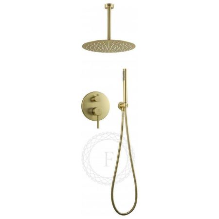 Душевая система встраиваемая FILARETE Roun FL1024MG, матовое золото