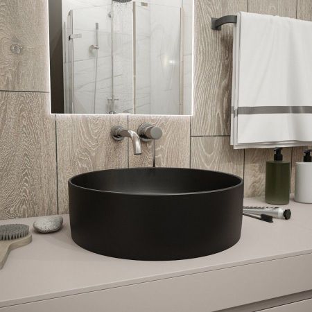 Раковина чаша Maretti EA13NS10-560, черная, артикул EA13NS10-560