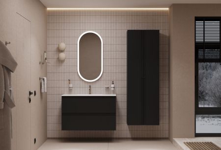 Шкаф-пенал Allen Brau Eclipse 60 1.E1006.AM антрацит матовый, артикул 1.E1006.AM