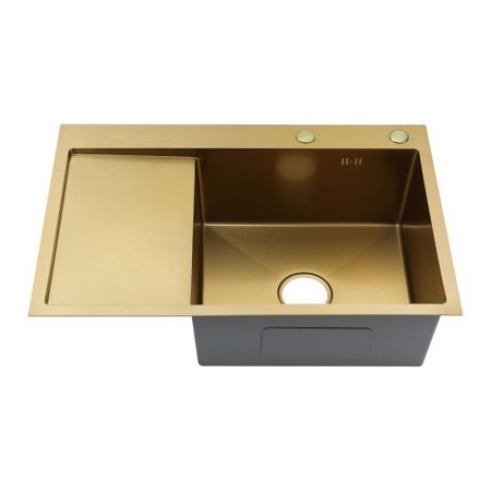 Мойка для кухни Fmark FSC7550C-R, матовое золото