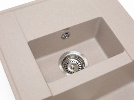 Кухонная мойка Grandex Aqua Topline 600113, бежевый