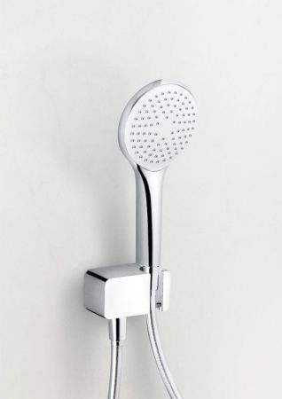 Душевой набор, Kludi, Freshline, 1S, размер душевого диска, мм-120, форма лейки-круглая, количество режимов-1, тип струи-дождь, держатель для душа-есть, шланг-есть SUPARAFLEX с коническими гайками, длина шланга, мм-1250, шланговое подключение-есть, цвет-х, артикул 6787005-00