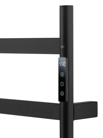 Полотенцесушитель электрический WONZON & WOGHAND ESSEN, Черный матовый (WW-A405-MB), артикул WW-A405-MB