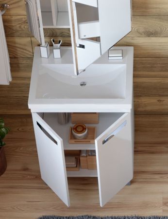 Тумба с раковиной напольная VIGO Plaza tn.PLA.COM.60.2D, 60 см, артикул tn.PLA.COM.60.2D-com