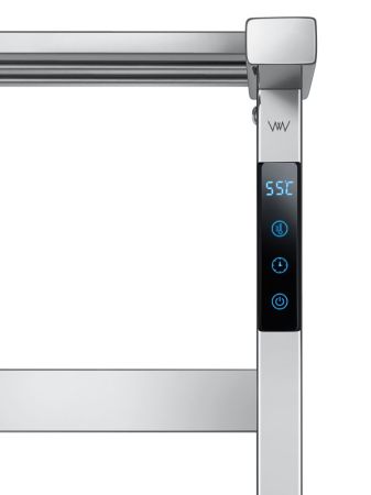 Полотенцесушитель электрический WONZON & WOGHAND FRANKFURT, Хром (WW-A1026-CR), артикул WW-A1026-CR