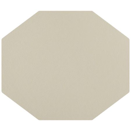 ADJ Шестиугольный плейсмат, 44,5x38 см., цвет: белый/панна котта, артикул 0006.10/16