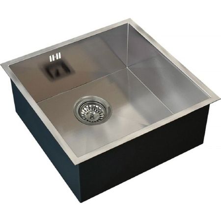 Кухонная мойка ZorG X X-4444 Матовый хром, артикул X-4444