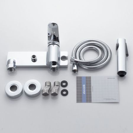 Гигиенический душ со смесителем Shevanik S4305-1, хром