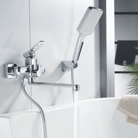 Смеситель для ванны Shevanik S9902, хром, артикул S9902