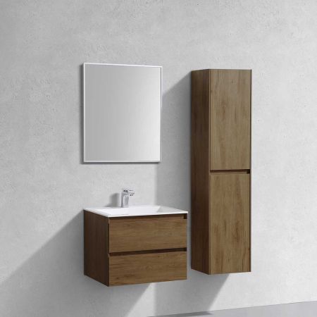 База под раковину Luka 600 подвесная, 2 выкатных ящика soft-close, T.Oak, артикул VMC-2L600TO