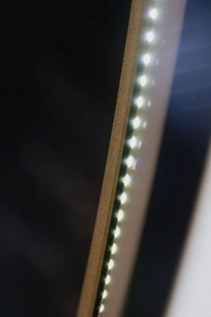Зеркало с подсветкой ART&MAX Torino AM-Tor-550-1050-DS-Gold, артикул AM-Tor-550-1050-DS-Gold
