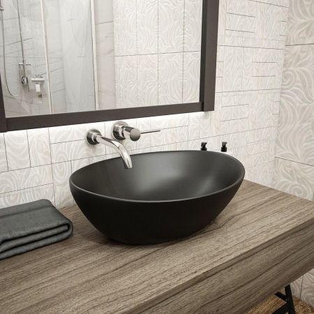 Раковина чаша Maretti EN13NS87-560, черная, артикул EN13NS87-560