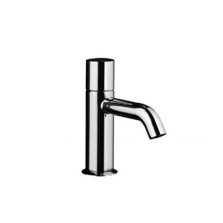 Fantini Nostromo Смеситель для раковины, 1 отв., с донным клапаном, излив 115мм, цвет: хром, артикул 50 02 E904F