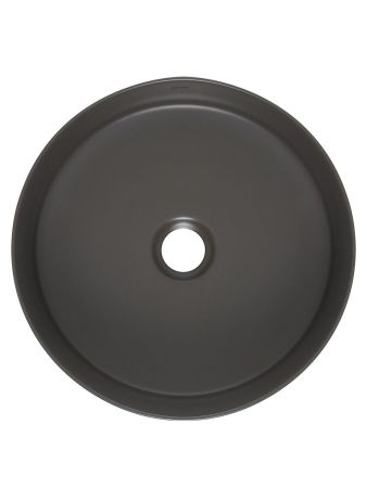AQM5012 Раковина накладная круглая, цвет темно-серый матовый. 355x355x120, артикул AQM5012MDG