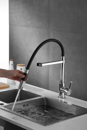 Смеситель для кухни Rose R133, хром