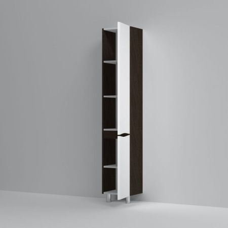 Шкаф пенал AM.PM Like 35 R M80CSR0356VF Белый/венге, артикул M80CSR0356VF