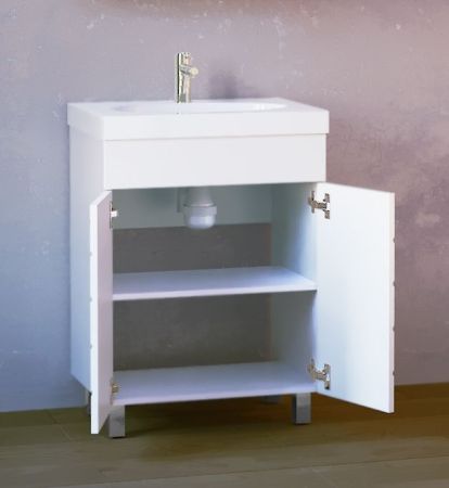 Тумба под раковину Raval Kub 60 Белая, артикул Kub.01.60/N/W