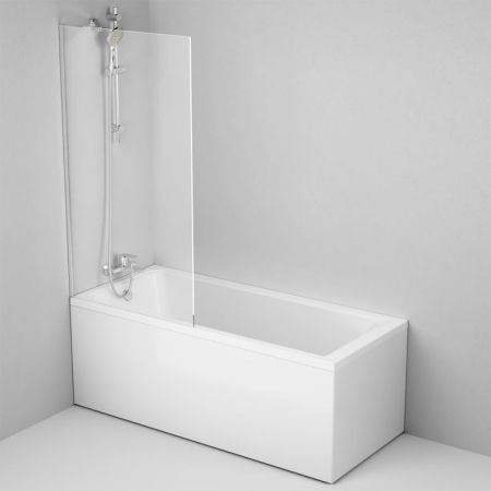 Комплект акриловой ванны со шторкой AM.PM Gem 170x70 W90ASET-170W90BS80CT без гидромассажа