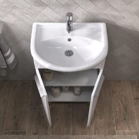 Тумба с раковиной напольная VIGO Hoska 229, 55 см, артикул 229-com