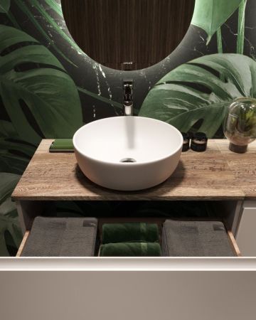 Столешница Cersanit WOOD из керамогранита Spirit 80x45x2 орех матовый (64188), артикул 64188