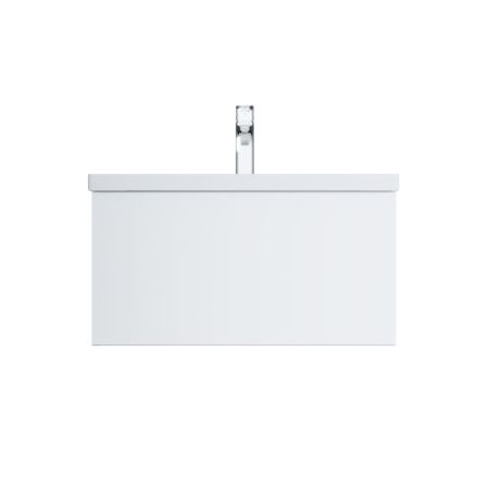 M90FHX07521WG GEM, База под раковину, подвесная, 75 см, 1 ящик push-to-open, цвет: белый, глянец