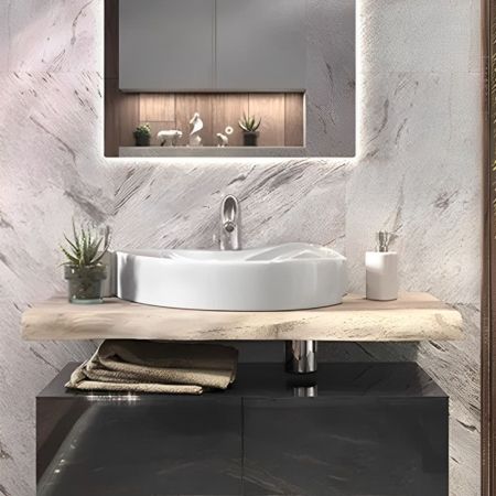 Столешница Velvex Felay 100 натуральное дерево, без отверстий, артикул stFEL.100-71