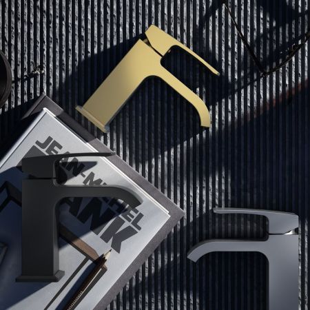 Смеситель для раковины Raglo R02.10.03, золотой сатин, артикул R02.10.03