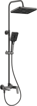 Душевая система BELZ B24715-3, оружейная сталь