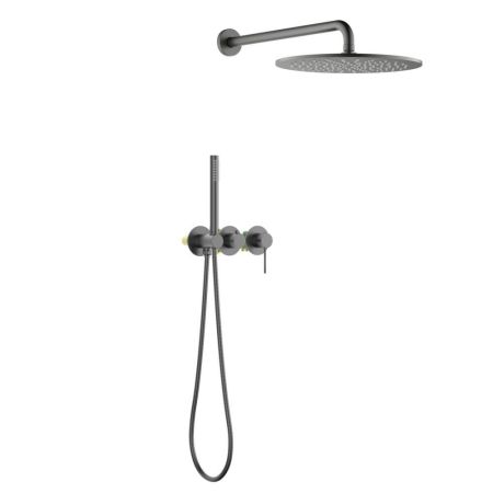 Душевая система встроенная Timo Saona черное золото (SX-2349/18SM), артикул SX-2349/18SM