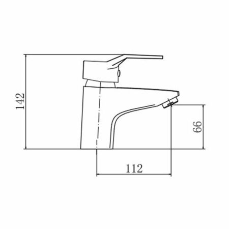 Смеситель для раковины FASHUN A1063, хром, артикул A1063