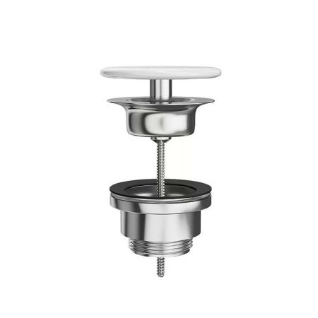 Донный клапан с керамической крышкой, артикул DRR.1/WHT