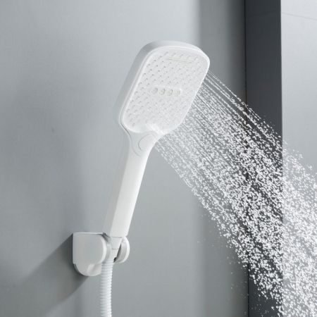 Смеситель для ванны Shevanik S4102C, белый