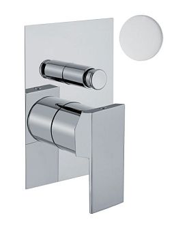 Смеситель для душа Fiore KUBE 100BB7517, белый