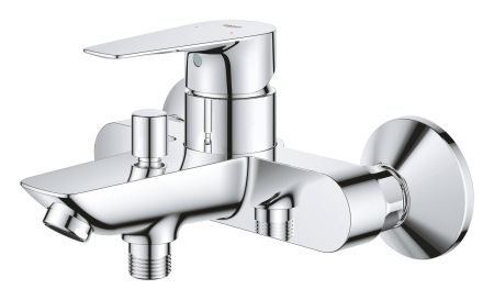 Смеситель для ванны с душем  GROHE START EDGE 24198001 (хром, L-16,6), шт, артикул 24198001