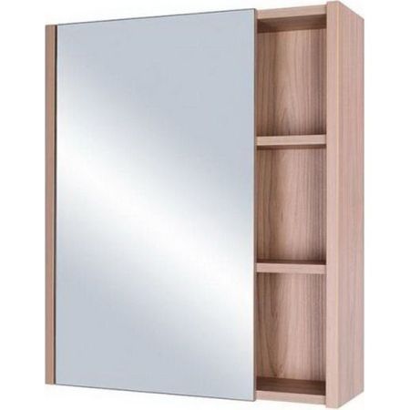 Зеркальный шкаф Sanflor Мехико 60 L Н0000001068 Швейцарский вяз, артикул Н0000001068