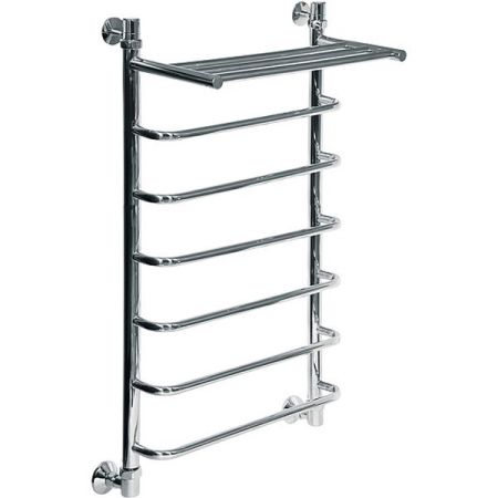 Водяной полотенцесушитель Ника Quadro Л90/ВП 100x60 с полкой Хром, артикул Л90*/ВП 100x60