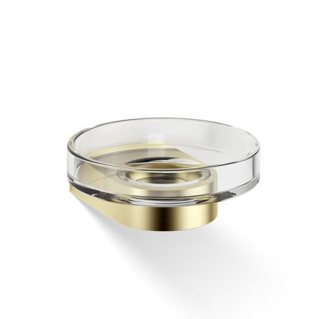 Decor Walther Century WSS Мыльница подвесная, прозрачное стекло, цвет: золото матовое, артикул 0586682